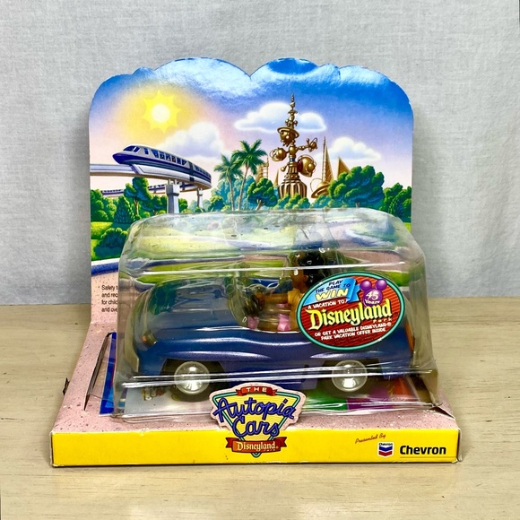 Disneyland Park Autopia Cars Chevron Promotion Set X3 Retired Bob Gurr - Picture 8 of 15
